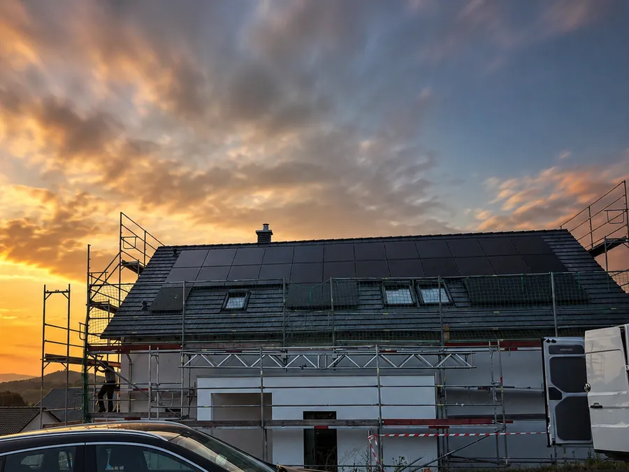 Privathaus mit Photovoltaikanlage von ELTERA, 12,3 kWp