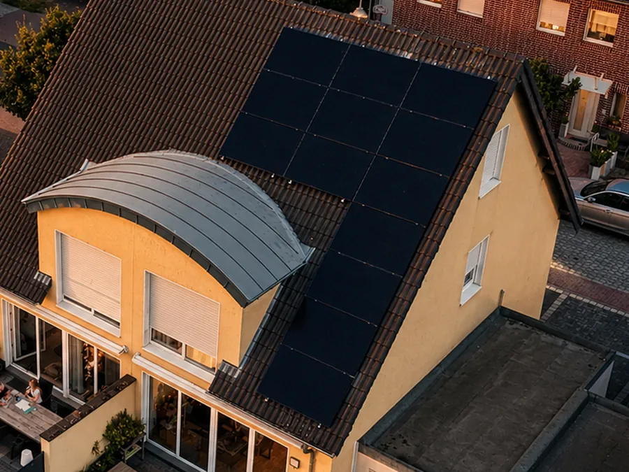 Privathaus mit Photovoltaikanlage von ELTERA, 11,57 kWp