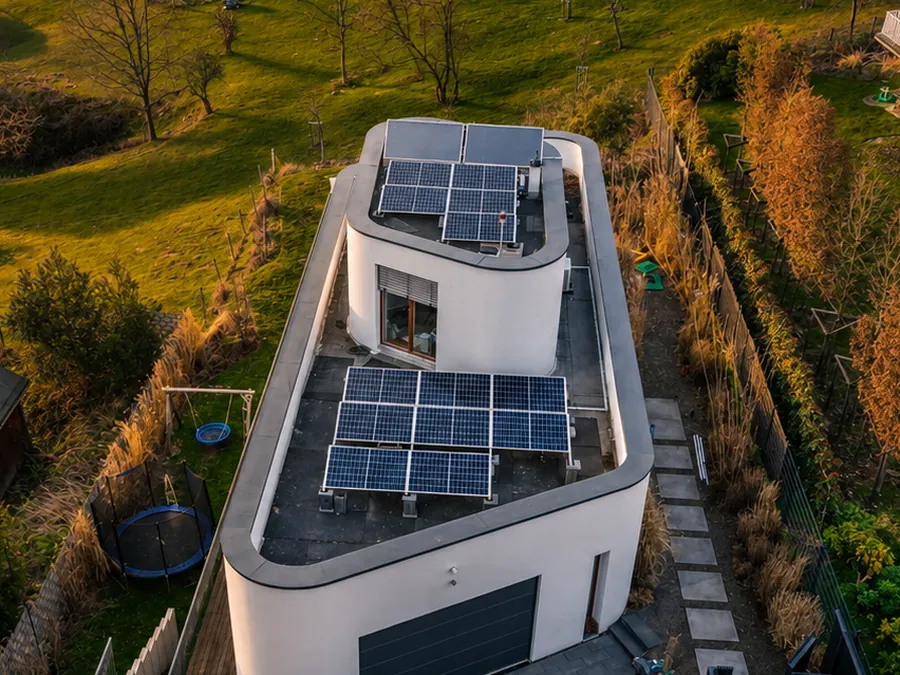 Privathaus mit Photovoltaikanlage von ELTERA, 5,27 kWp